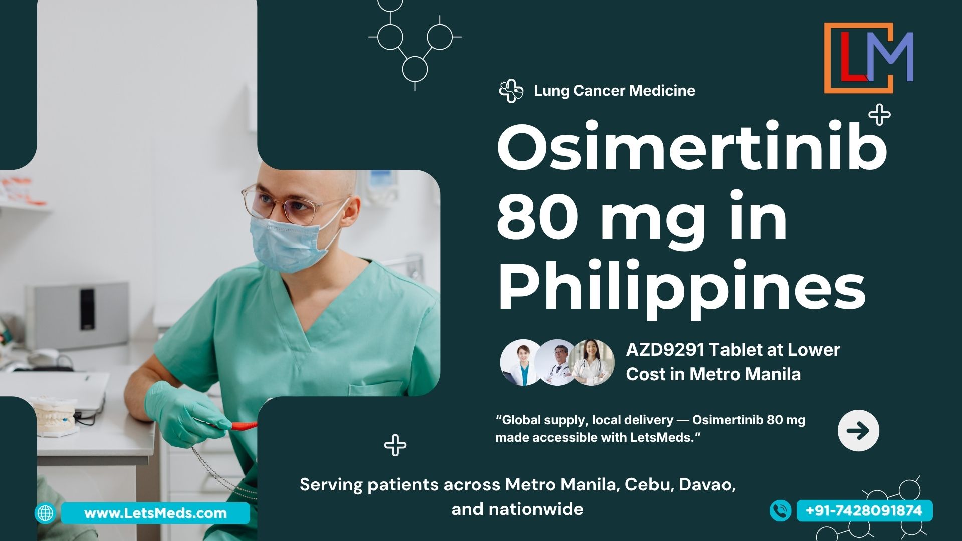 Osimertinib 80 mg in Manila at Lower Cost Philippines
